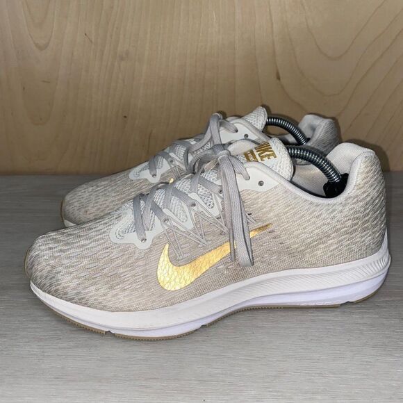 Nike Zoom Winflo 5 "String" Phantom / Metallic Gold Women's 7 - Picture 1 of 11
